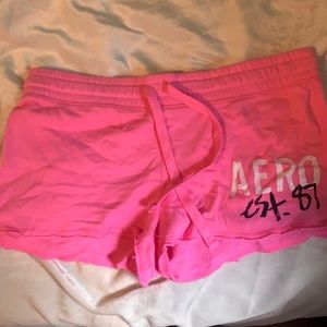 Aeropostale shorts. Size medium in hot pink